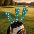 thumbnail image 5 of Yuyamidu Golf Ball Golf Head Covers PU Leather Golf Club Head Covers for Club Protective, Green Golf Gifts Accessory for Men Women, 5 of 7