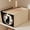 B, variant on Decorative Storage Box with Lid - Durable polyester, foldable and lightweight. High-definition print for Closet, Office, and Living Room, 12"