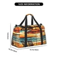 thumbnail image 3 of Easygdp Beach Umbrella Sunset Bolsa de Gimnasio, Bolsa de Viaje Duffel, Bolsa de Fin de Semana con Compartimentos, Bolsa de Mano para Noche, 3 of 7