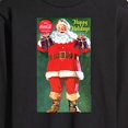 thumbnail image 3 of Coca-Cola - Santa with Coke Bottles - Men's Long Sleeve Graphic T-shirt, 3 of 5