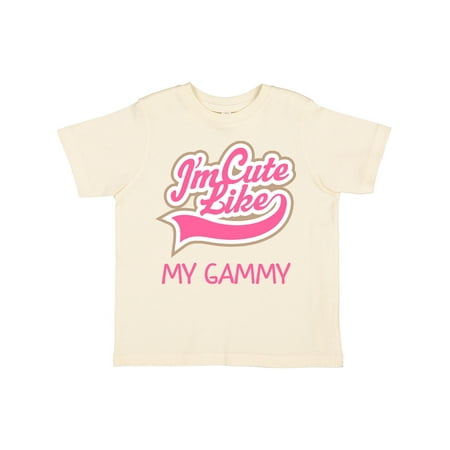 

Inktastic Cute Like My Gammy Gift Toddler Toddler Girl T-Shirt