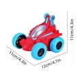 thumbnail image 3 of TaTaai Kids Dumper Toy Car with Automatic Rotation Rollover Stunt LED Lights Music All-Terrain Ride-On Truck for Boys Girls Outdoor Indoor Play Ages 3-6 Years, 3 of 6