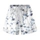 thumbnail image 3 of MKLEKYY Pantalones Cortos Para Correr Mujer Pantalones Cortos Con Cordón De Verano Para Mujer Cintura Elástica Casual Ligero Con Bolsillos, 3 of 3