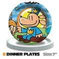 thumbnail image 7 of Dog Man Party Supplies for Boy Decorations Paper Plates Tableware Balloons Birthday Decor Cake Topper Fans Banner Backdrop, 7 of 7
