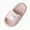 Pink, variant on Kids Cloud Slides Girls Boys Slip On Slide Sandals Comfort Non-Slip Slippers Summer Shower Shoes Pool Beach Water Shoes(Yellow,3)