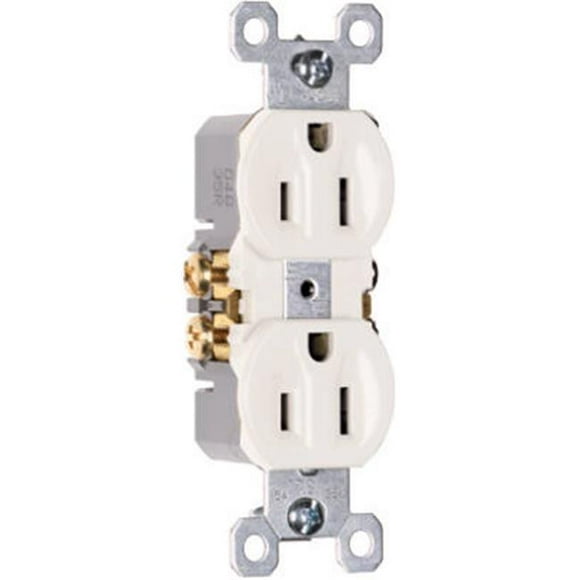 3232WTU 15A 125V Standard Duplex Outlet - White, Pack of 10