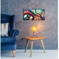 thumbnail image 4 of Epic Art 'Painterly Tentacles' by Epic Portfolio, Acrylic Glass Wall Art, 24"x12", 4 of 8