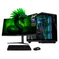 thumbnail image 1 of PC Gamer Completa IA DXT GAMING NVIDIA GeForce RTX 5080 Intel Core Ultra 9 285K 32GB DDR5 SSD 1TB Monitor Curvo 34 180Hz Sistema Liquido WIFI Black Productividad Profesional impulsada por IA Avanzada, 1 of 6