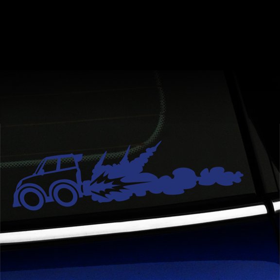 Rocket Car - Vinyl Decal for MINI Cooper - Choose Color - [KING BLUE]