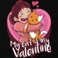 thumbnail image 3 of CafePress - My Cat Is My Valentine Sweatshirt - Zip Hoodie, Classic Hooded Sweatshirt with Metal Zipper, 3 of 4