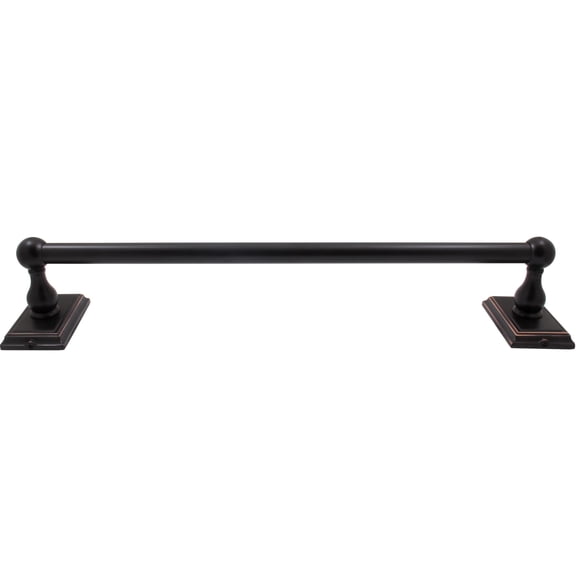 Stone Harbor Hardware Westwood Towel Bar, 24 Inches, Vintage Bronze