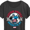 thumbnail image 3 of Marvel Captain America - Brooklyn - Women's Short Sleeve Graphic T-Shirt, 3 of 5