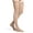 Light Beige, variant on Sigvaris Essential 863 Opaque Men's 30-40 Closed Toe Thigh High Compression Stockings w/Grip Crispa MS Short