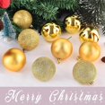 thumbnail image 3 of Kit de decoración para árbol de Navidad con bolas navideñas colgantes de 24 x 4 cm, 3 of 5