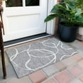 thumbnail image 6 of Addison Rugs Chantille Indoor/Outdoor Transitional Geometric, Abstract Gray Washable Rectangle Rug, 1'8" x 2'6", 6 of 6