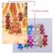 thumbnail image 5 of 6 uds. De dijes para árbol de Navidad, piruleta plateada, accesorios de dulces pintados, decoración, recuerdos de fiesta, 5 of 5