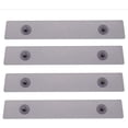 thumbnail image 2 of evron Self-Adhesive Stickers Corner Mounting Shelf,Set of 4 (Clear Tapes, Shelf not Included), 2 of 2