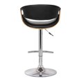 thumbnail image 4 of Hawthorne Collections Tabouret de Bar Pivotant Réglable Noir, 4 of 8
