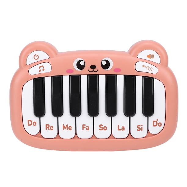 Juguete De Piano Para Bebé, Juguete Musical Con Teclado De Piano Para Niños Pequeños Con Batería De Bolsillo Con Sonido Realista