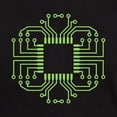 thumbnail image 3 of CafePress - Electric Circuit Board Processor T Shirt - Men's Classic Graphic Cotton T-Shirt, 3 of 4