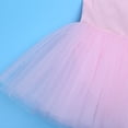 thumbnail image 6 of HULIJA Kids Girls Short Sleeves Cotton Tulle Skirted Ballet Leotards Tutu Dance Dress Ballerina Pink M, 6 of 6
