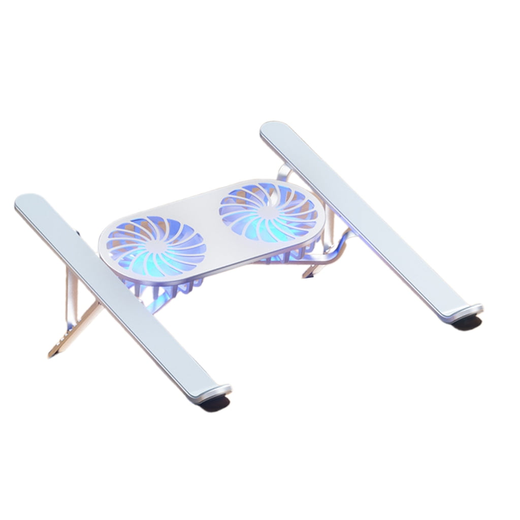 Aluminum Alloy Laptop Cooling Pad Adjustable Notebook Stand Support for Desk Use Bracket for 13-21inch Laptop Holder