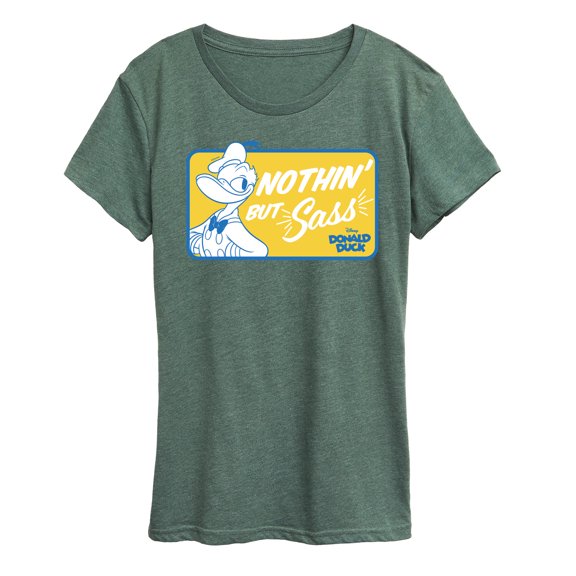 Disney - Nothin But Sass - Women's Short Sleeve Graphic T-Shirt