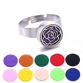 thumbnail image 1 of Anillo ajustable de acero inoxidable para aromaterapia, difusor de Perfume de árbol de la vida para hombres y mujeres, joyería de moda, diseño creativo, 1 of 4