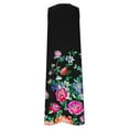 thumbnail image 4 of BangWanChi Boho Dresses for Women 2026 New Women's V-neck Button Button Sleeveless Printed Long Dress, 4 of 5