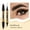Black, variant on Hauiodp In 1 New 4-Tip Eyebrow Pencil Upgraded Sweat-proof Microblading Eyebrow Pencil Contouring Pen With 4 Fork Long-Lasting Eyebrow Brush 3ml