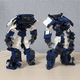 Customizable Modular Bricks NEW 663PCS MOC Custom Modular Transformer Barricade Model Building ...