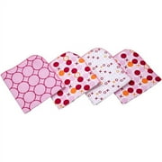 Crown Crafts Simply Baby Hugs & Kisses Girl 4pk F