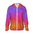 thumbnail image 2 of Lsque Holiday Shiny UPF 50+ Lightweight Sun Protection Men's Women's Long Sleeve Shirt, Hoodie Performance -XX-Large, 2 of 9