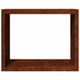 thumbnail image 4 of vidaXL Firewood Rack 39.4"x15.7"x31.5" Weathering Steel, 4 of 4