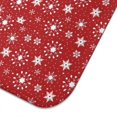 thumbnail image 3 of Red Christmas Snowflake Pattern Dish Drying Mat for Kitchen 1 Pack, Ultra Absorbent Microfiber Dishes Drainer Mats,18x24in(46x61cm), 3 of 4