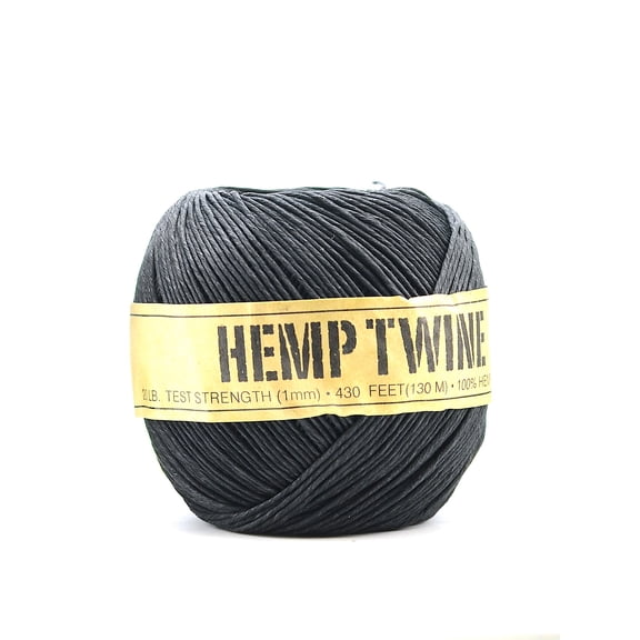 Hemp Balls #20 400 ft black (pack of 2)