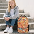 thumbnail image 5 of Jeiento Kids School Backpack Water-Resistant Casual Cartoon Capybara Bookbag for Boys Girls Elementary School Travel Hiking, 16 Inch Daypack, 5 of 7