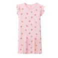 thumbnail image 1 of Hiiyo Grande Chemise de Nuit pour Filles Imprimé Fraise Robe de Nuit Légère, 1 of 7