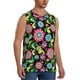 thumbnail image 2 of Fotbe Vector Mexican Otomi Style Bright Men's Camiseta sin Mangas Estampada para Hombres, Playera Casual para Gimnasio, Entrenamiento, Playa-3X-Large, 2 of 7