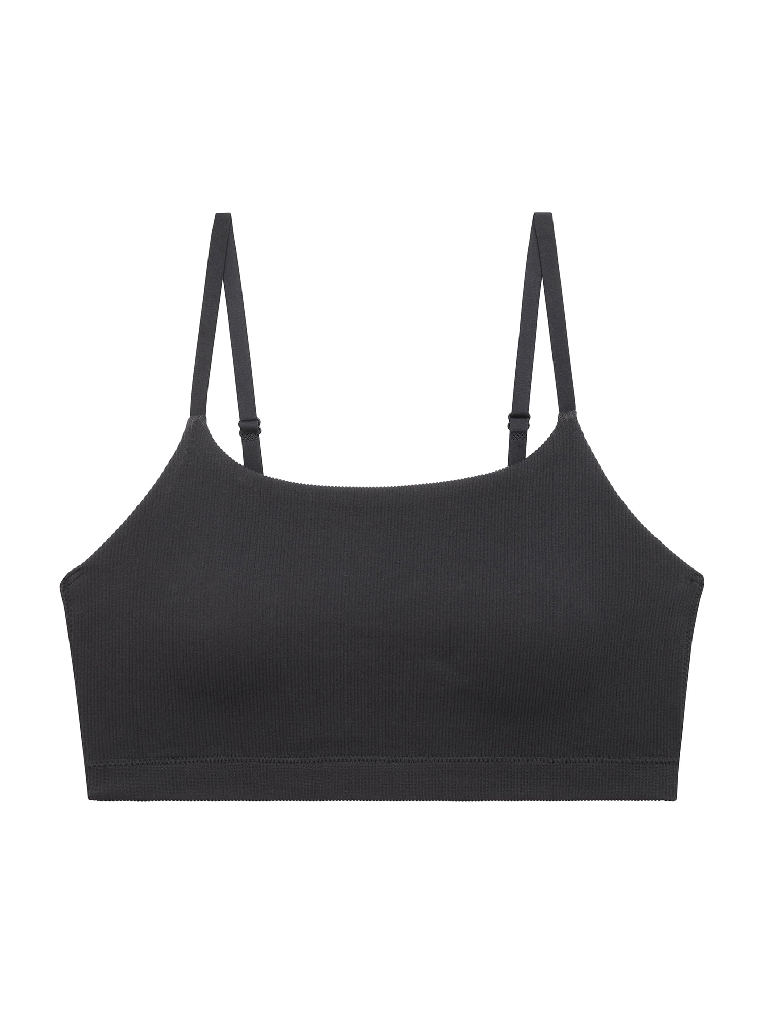 No Boundaries Seamless Ribbed Cami Bralette, Women’s and Women’s Plus, Sizes XS-3XL