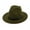 Army Green, variant on BAYAIXZ Men Fedora Hat Men & Women Vintage Wide Hat With Belt Buckle Adjustable Outbacks Hats Men's Fedoras Cowboys Hat (Black,One Size)