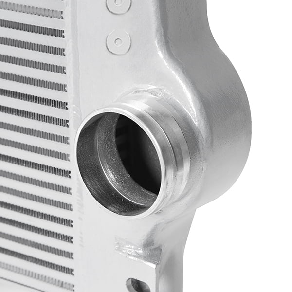Mishimoto MMINT-DMAX-11SL Performance Intercooler Compatible With Chevrolet 6.6L Duramax 2011-2016 Silver