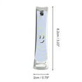 thumbnail image 4 of Unique Bargains 1 Pc Portable Laugh Face Nail Clipper for Women for Men Silver Tone White Green, 4 of 7