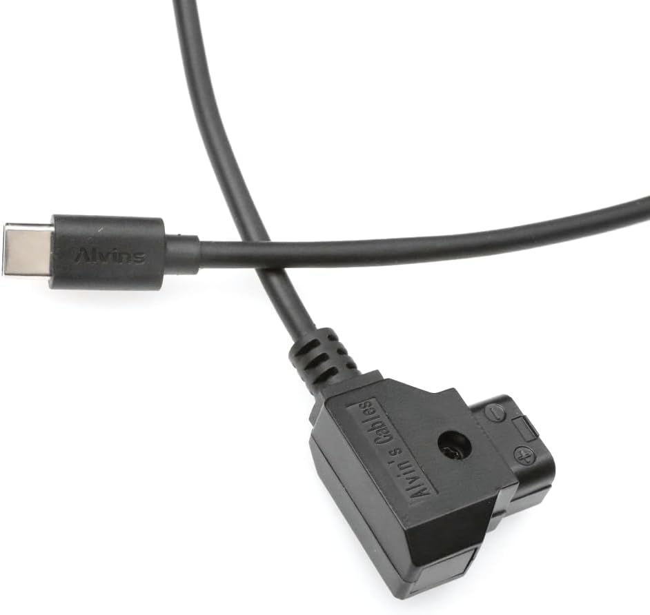 Alvin's Cables Dtap to USB-C Power Cable for DJI Focus Pro Motor, 2ft Ultra Soft D-tap to Type-C Enhanced Power for Tilta Nucleus Nano II Wireless Lens Control Motor