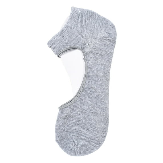 Women Yoga Pilates Short Ankle Cotton Socks Anti Slip Open Top Backless Breathable Sports Socks
