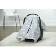 On The Goldbug Car Seat Canopy Cover Neutral Cloud Print
