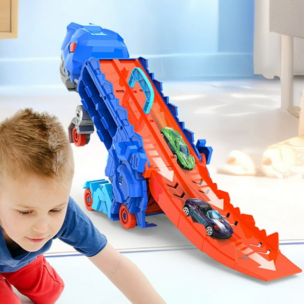 Juego para Coche Camión Transportador Dinosaurios Con 12 Coches Metal |  Walmart en línea