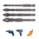 thumbnail image 2 of Oblique Head Eccentric Drill Bit Screwdriver Bit Masonry & Concrete Drill Bit 1/4" Hex Handle for Brick, Tile, Cements, 2 of 4