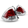 thumbnail image 3 of For Ford Fusion 2006 2007 2008 2009 Tail Light Driver and Passenger Side | Pair | CAPA | Clear & Red Lens | Replacement For FO2818123, FO2819113 | 6E5Z13405B, 6E5Z13404B, 3 of 8