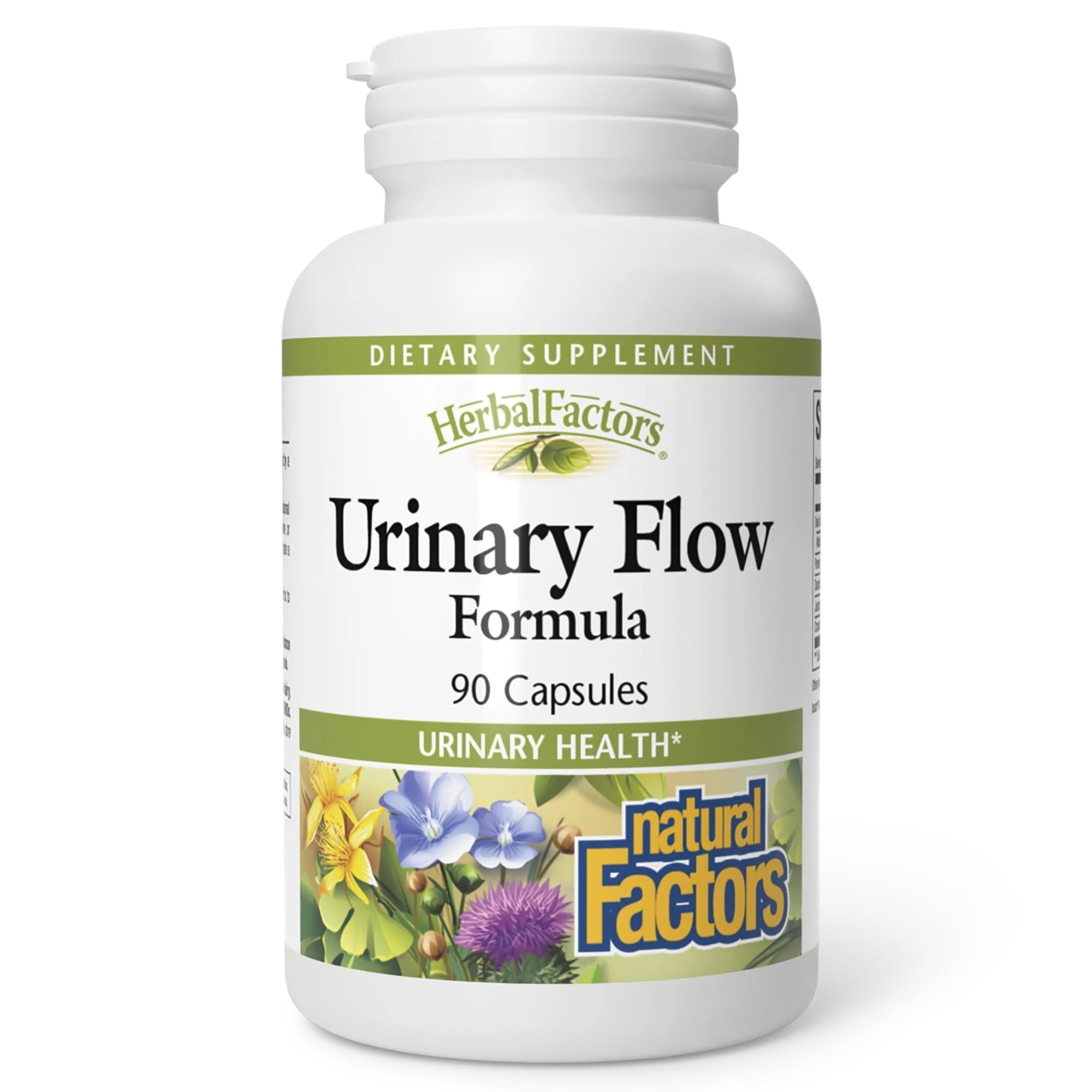 Natural Factors HerbalFactors Urinary Flow Formula, Supports Urinary Health, 90 Capsules
